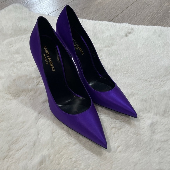 Ysl Marylin 110mm satin pumps - Picture 6 of 8